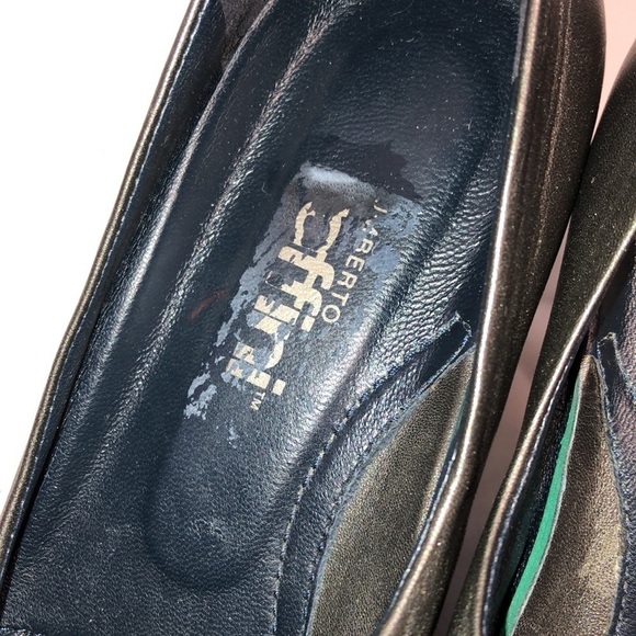 Umberto Raffini Metallic Leather Heels - Picture 5 of 8